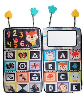 Juguete portátil Tapete con Espejo, Mordedera y Libro Montessori Dara Baby
