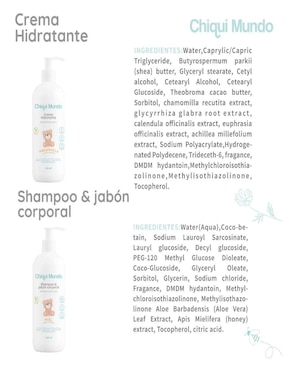 Set de Shampoo + Crema hidratante Chiquimundo