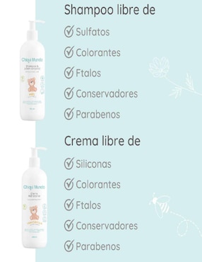 Set de Shampoo + Crema hidratante Chiquimundo