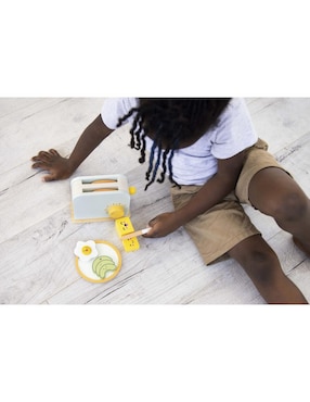 Set De Tostadora Juguete De Madera Pearhead juego didáctico infantil unisex