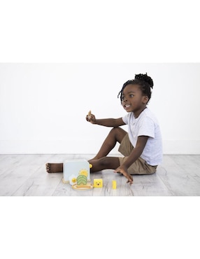 Set De Tostadora Juguete De Madera Pearhead juego didáctico infantil unisex