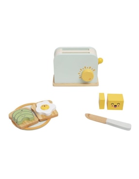Set De Tostadora Juguete De Madera Pearhead juego didáctico infantil unisex