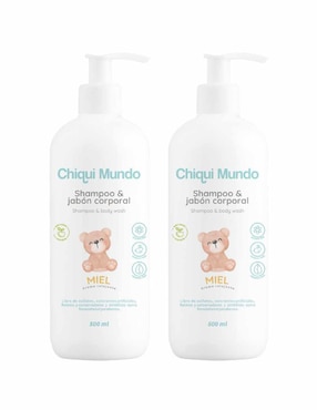 Shampoo hidratante y Body Wash Chiquimundo Natural