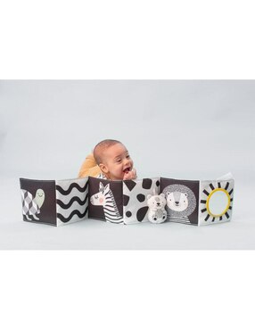 Libro Savannah Blanco Y Negro Taf Toys juego didáctico infantil unisex