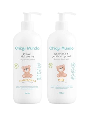 Set De Crema Para Cuerpo Recomendada Para Hidratar Día Y Noche Bodywash Bebé Chiquimundo Origen Natural Todo Tipo De Piel