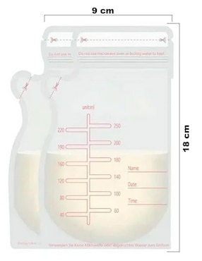 Bolsa almacenadora para leche Likepink 250 ml