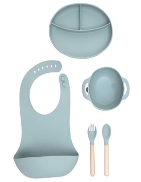 Set alimentación Chiquimundo de silicona 5 piezas