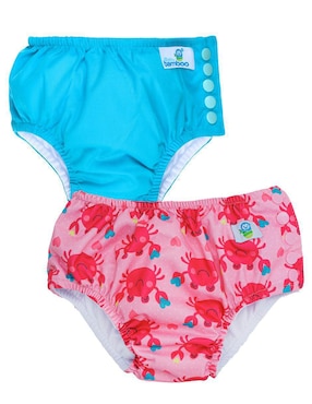 Pañal Para Natación Babybamboo Etapa 4 Bebé Unisex Con 2 Piezas