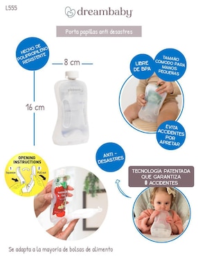 Alimentador Dreambaby de silicona 1 pieza