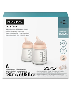 Set de biberones Suavinex de 6 oz