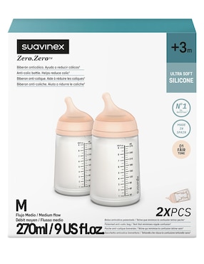 Set de biberones Suavinex de 9 oz