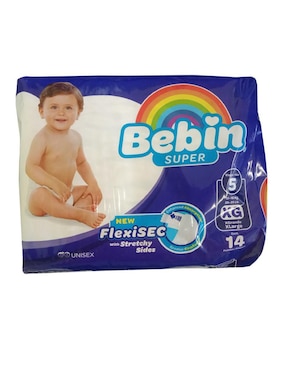 Pañales Bebin etapa 5 bebé unisex con 14 piezas