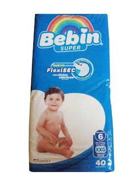 Pañales Bebin etapa 6 bebé unisex con 40 piezas