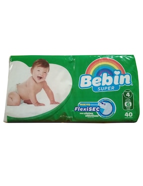 Pañales Bebé Bebin Etapa 4 Unisex Con 40 Piezas