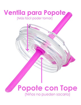 Termo Popyum de acero inoxidable con tapa rosca 380 ml