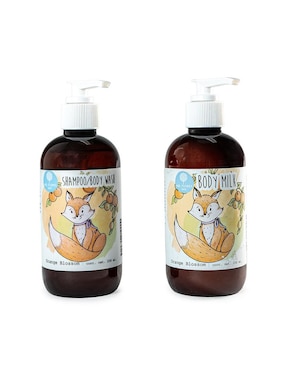 Set De Shampoo Para Cabello Y Bodymilk Para Bebé Orange Blossom Mil Flores