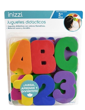 Juego Letras Y Números Didactico Inizzi Inizzi juego didáctico infantil unisex