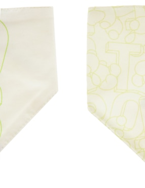 Set babero Tous estampado de algodón 2 piezas
