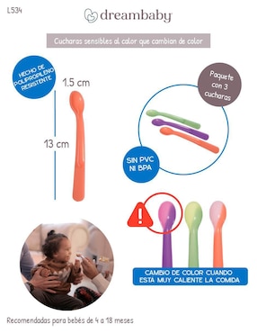 Set cuchara Dreambaby para alimentación