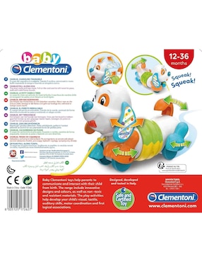 Juguete Perro Pasea Conmigo Charlie Pull Along Dog Baby Clementoni