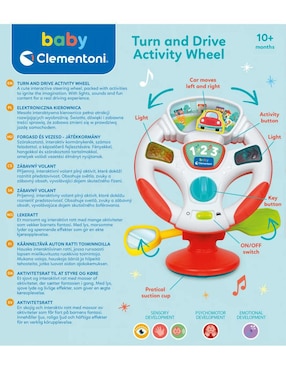 Juguete Volante de Actividades Baby Clementoni