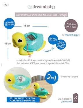 Termómetro digital para bañera Dreambaby Higiene