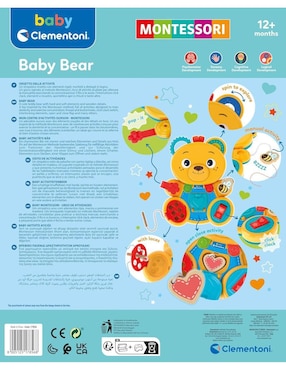 Juguete didáctico Montessori Baby Bear Baby Clementoni