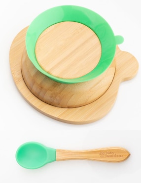 Set alimentación Babybamboo Bowl de bambú 2 piezas