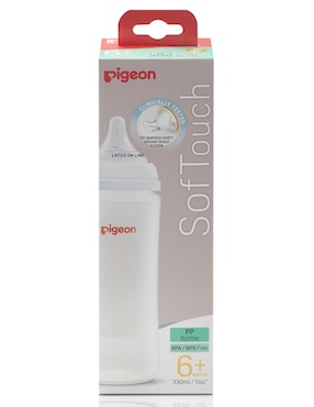 Biberón Pigeon Softtouch de 11 oz