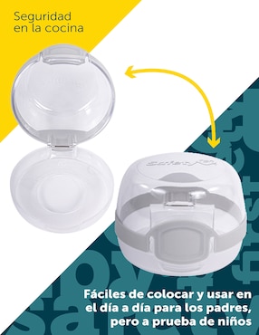 Set cerradura de seguridad para perilla de estufa Safety 1st