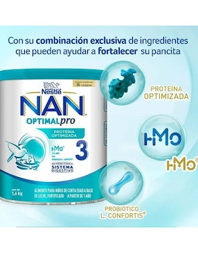 Fórmula infantil Nan 12078 etapa 3