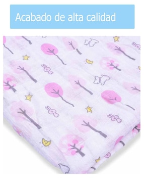 Cobija de tejido plano Dara Baby para bebé niña