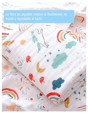 Cobija de tejido plano Dara Baby para bebé niña
