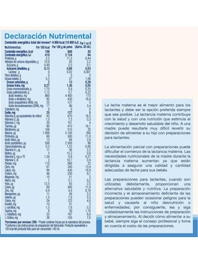 Fórmula infantil Enfamil 4033 etapa 1