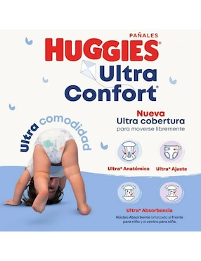 Pañales para bebé Huggies Supreme etapa 3 bebé niño con 99 piezas