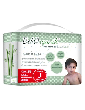 Pañales para bebé Bambuorganik etapa 6 unisex con 28 piezas