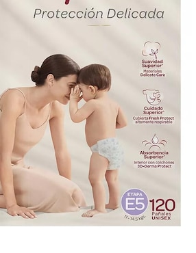 Pañales para bebé Huggies etapa 5 bebé unisex con 120 piezas