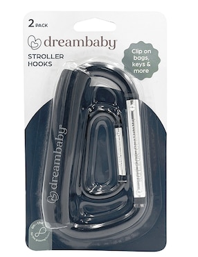 Ganchos Dreambaby de acero 2 piezas