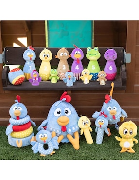 Peluche pollito amarillo Gallina Pintadita juego recreativo unisex