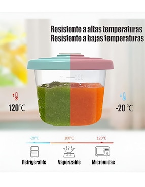 Set contenedor de leche materna Xtellar de plástico