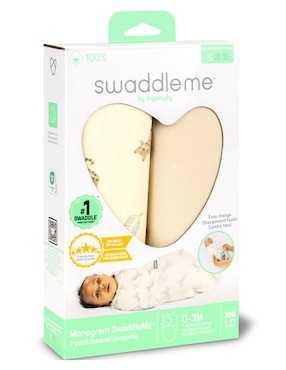 Set manta de tejido suave Swaddle Me Soft Goods para bebé