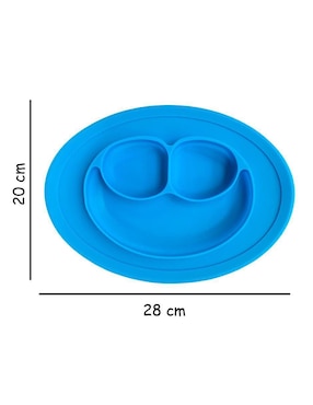 Plato Dara Baby de silicón 2 piezas