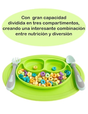 Plato Dara Baby de silicón 2 piezas