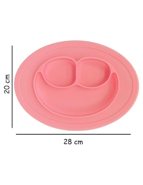 Plato Dara Baby de silicón 2 piezas