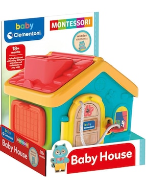 Juguete didáctico Montessori Baby House- Casita de Actividades Baby Clementoni