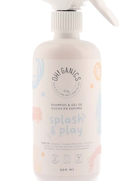 Shampoo para cabello splash and play oh! ganics 500 ml