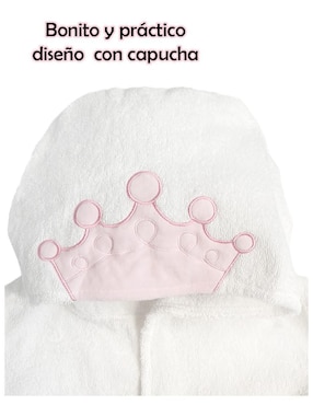 Bata de baño con gorro Dara Baby para niña