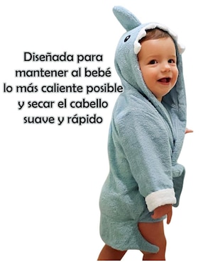 Bata de baño con gorro Dara Baby unisex