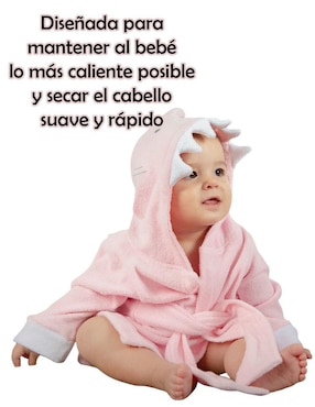 Bata de baño con gorro Dara Baby para niña