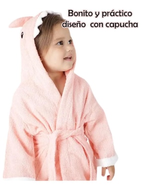 Bata de baño con gorro Dara Baby para niña